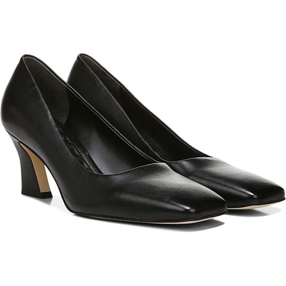 Sarto by Franco Sarto Dina Leather Square Toe Pumps - Picture 1 of 10